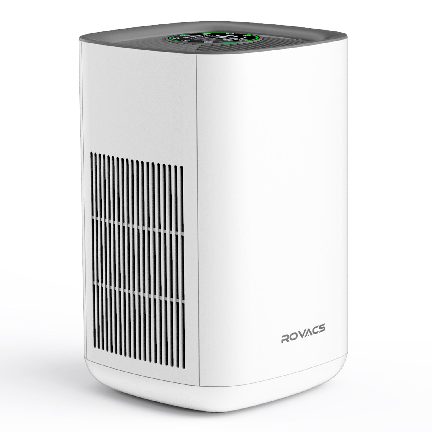 ROVACS Air Purifier RV220, Real HEPA Filter H13, covers 14-24 m2 ( 258ft2 ) , CADR 130 cfm, purifies 99.97% of allergic particles, pollen, smoke, pet dander, odors, Rated Voltage: DC24V 1.0A, Rated Power: 24W, Noise: 32-52dB