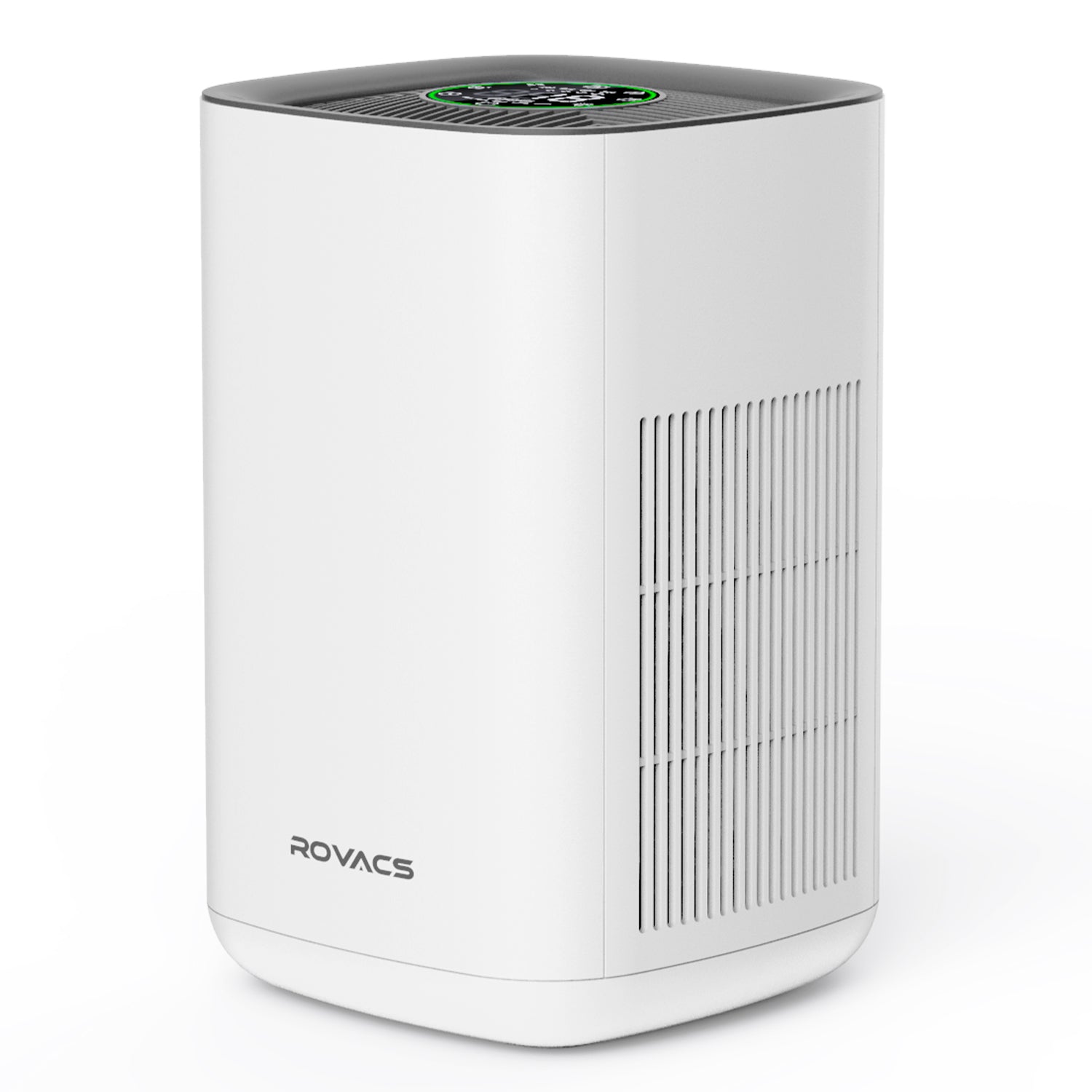 ROVACS Air Purifier RV220, Real HEPA Filter H13, covers 14-24 m2 ( 258ft2 ) , CADR 130 cfm, purifies 99.97% of allergic particles, pollen, smoke, pet dander, odors, Rated Voltage: DC24V 1.0A, Rated Power: 24W, Noise: 32-52dB